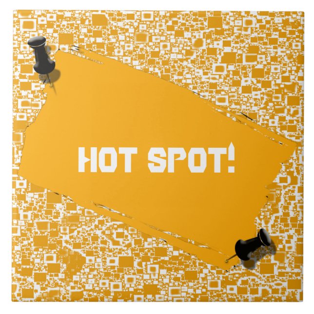 Den guld- gult- och vitkortkortet belägger med kakelplatta (Framsidan)