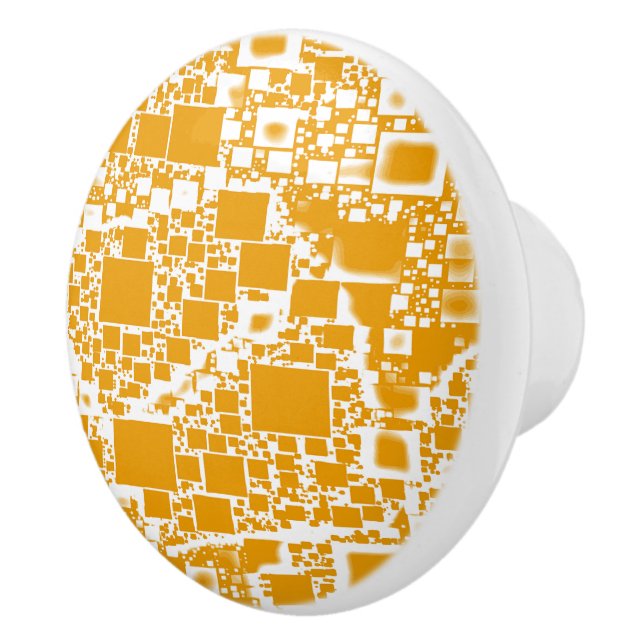 Den guld- gult- och vitkortkortet belägger med knopp (Höger)