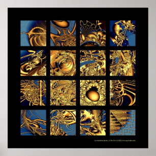Den guld- maskinen poster