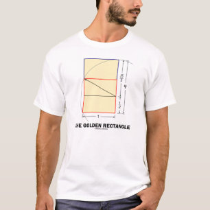 Den guld- rektangeln (det matematiska tee