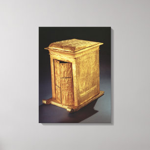Den guld- relikskrinen av Tutankhamun det nya Canvastryck