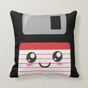 Den gullig/Kawaii lyckliga disketten kudder Kudde