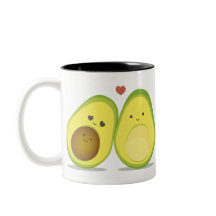 Den gulliga avokadot kopplar ihop