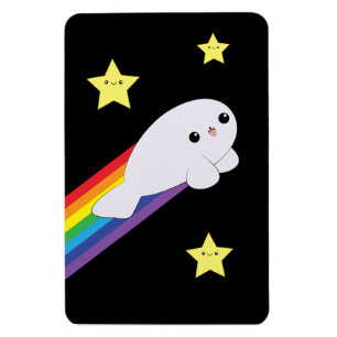 Den gulliga babyen för det Kawaii regnbågeraket Magnet