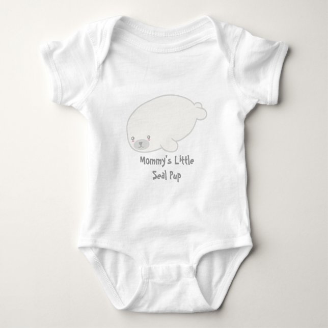 Den gulliga babyen förseglar tee shirt (Framsida)
