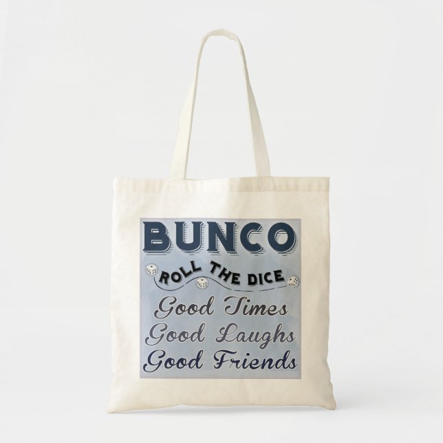 Den gulliga Bunco totot - rulla tärningen Tygkasse (Framsidan)