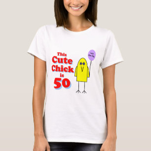 Den gulliga chicken är 50! tröja