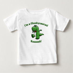 Den gulliga dinosauren är en Cheekysaurus Tee