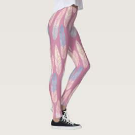Den gulliga färgaden för bohomönsterpastell leggings
