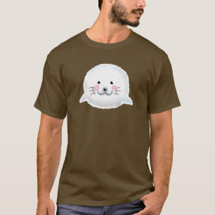 Den gulliga fluffiga bebiset förseglar t shirt