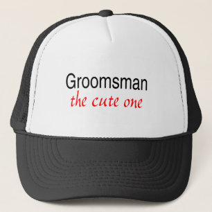 Den gulliga groomsmanen truckerkeps