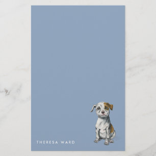 Den gulliga groptjurvalpen som drar  , tillfogar brevpapper