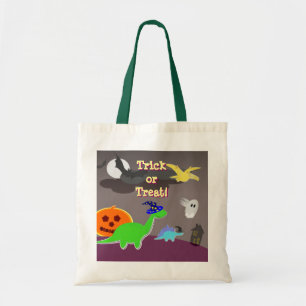 Den gulliga Halloween Dinosaursbus eller godis Tygkasse