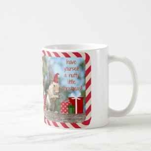 Den gulliga julekorren, har nötliknande julafton! kaffemugg