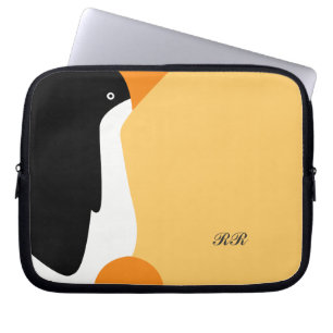 Den gulliga kejsarepingvinbärbar dator hänger l laptop fodral
