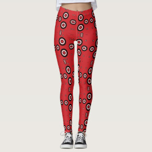 Den gulliga lägga benen på ryggen flåsandet fö leggings