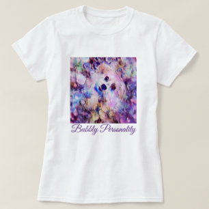 Den gulliga Morkie hundvalpen bubblar den Tee