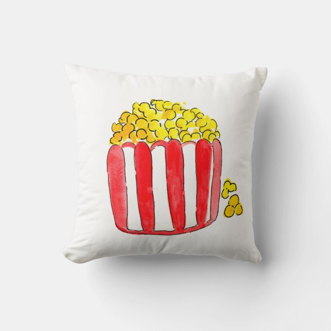 Den gulliga natten för ungepopcornfilmen kudder kudde (Framsida)