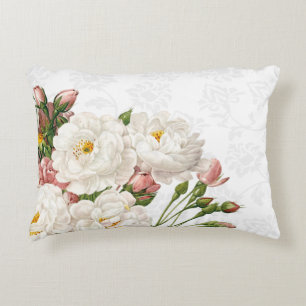 Den gulliga och eleganta blommigten dämpar prydnadskudde