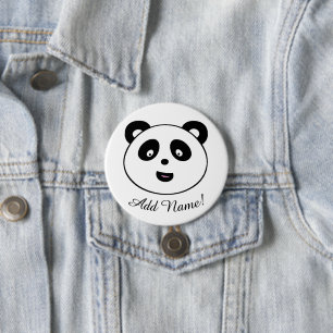 Den gulliga pandaen, tillfogar namn knäppas knapp