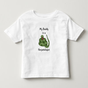 Den gulliga pappan är ungar för en tee shirt