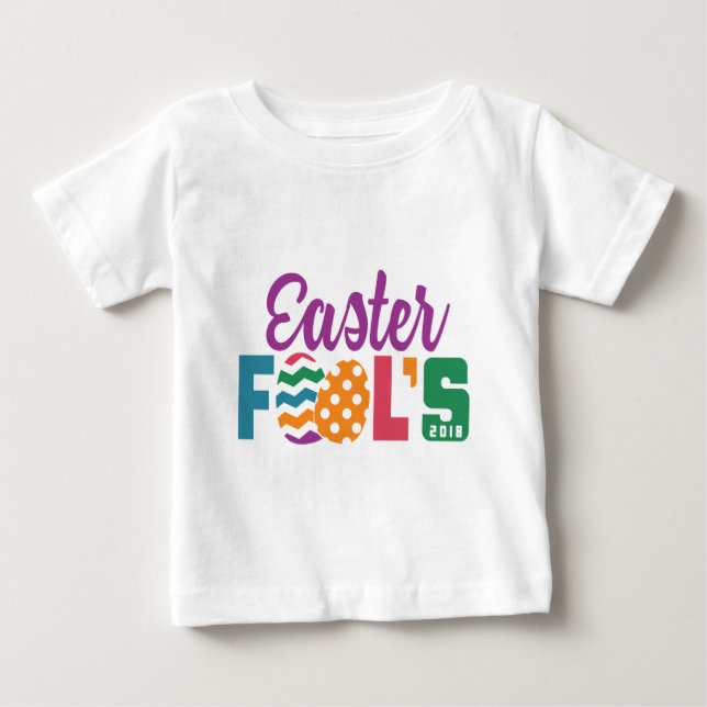 Den gulliga påsken bedrar dagen 2018 t shirt (Framsida)