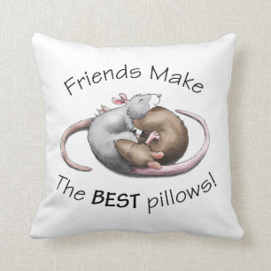 Den gulliga råttan kudder kudde