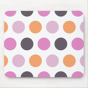 Den gulliga Retro orange purpurfärgade rosa Musmatta
