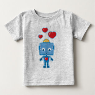 Den gulliga Retro robotpersonligen lurar Tee