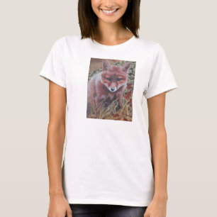 Den gulliga röda rävsatsen t shirt