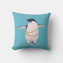 Den gulliga roliga feta pingvinet bantar på