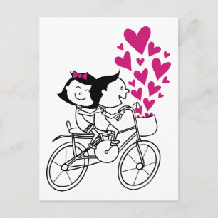 Den gulliga romantiska valentines day kopplar ihop helg vykort