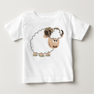 Den gulliga säkra tecknaden rammar babyT-tröja Tee Shirt