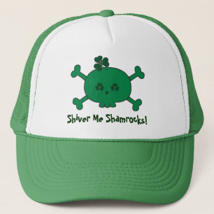 Den gulliga skallen för St-paddy'spiraten huttrar Keps