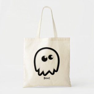 Den gulliga spökeHalloween bus eller godis hänge Tygkasse