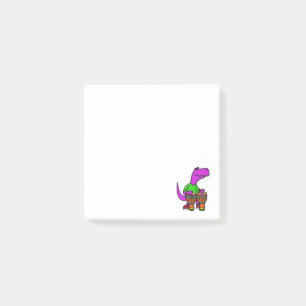 Den gulliga T-rex dinosauren som leker bongoen, Post-it Block