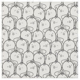 Den gulliga tecknaden blir rädd tyg 1