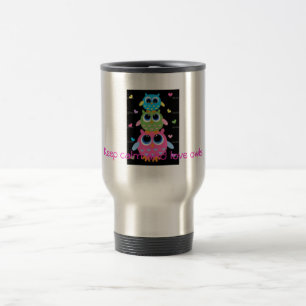 den gulliga ugglan reser kaffemuggen resemugg