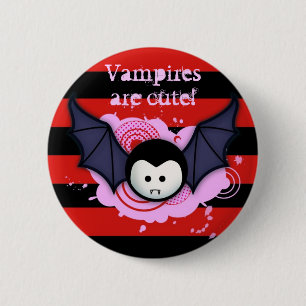 Den gulliga vampyren knäppas knapp