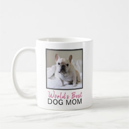 Den gulliga världens kvadrerar den bäst hundmamman kaffemugg