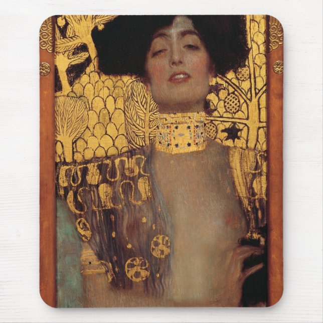 Den Gustav Klimt Judith musen vadderar Musmatta (Framsidan)