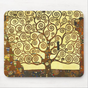 Den Gustav Klimt livets trädmusen vadderar Musmatta