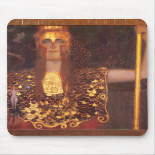 Den Gustav Klimt Minerva Pallas Athena musen Musmatta