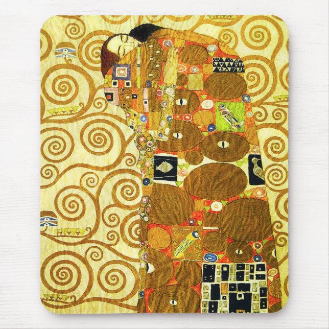 Den Gustav Klimt uppfyllelsemusen vadderar Musmatta (Framsidan)