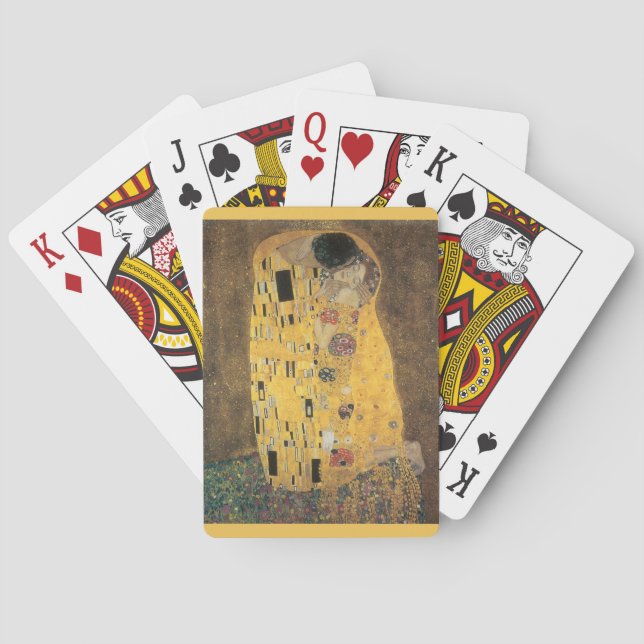 Den Gustav Klimts kysskortleken Casinokort (Baksidan)