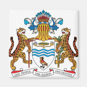 Den Guyana vapenskölden specificerar Magnet