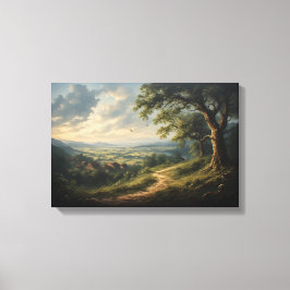 Den gyllene dalens väktare canvastryck