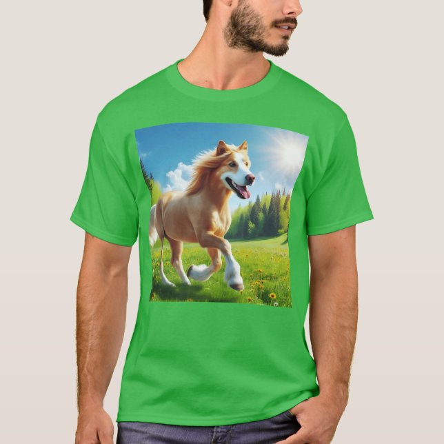 Den gyllene hämtningshästgåvan t shirt (Framsida)