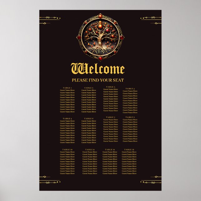 Den gyllene livets träd av mysticism. poster (Framsidan)