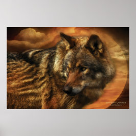 Den gyllene Måne-Poster/utskrift Poster